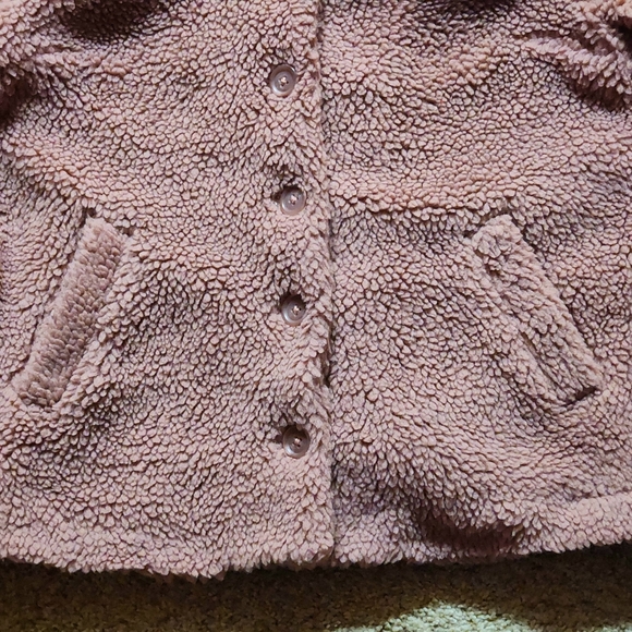 Denim+Company Sherpa Jacket Size M Color Mauve - Picture 8 of 15